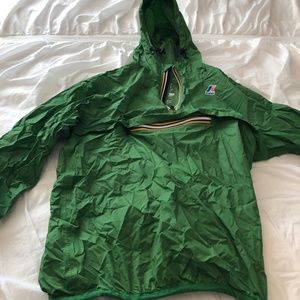 Original green K Way jacket NWOT